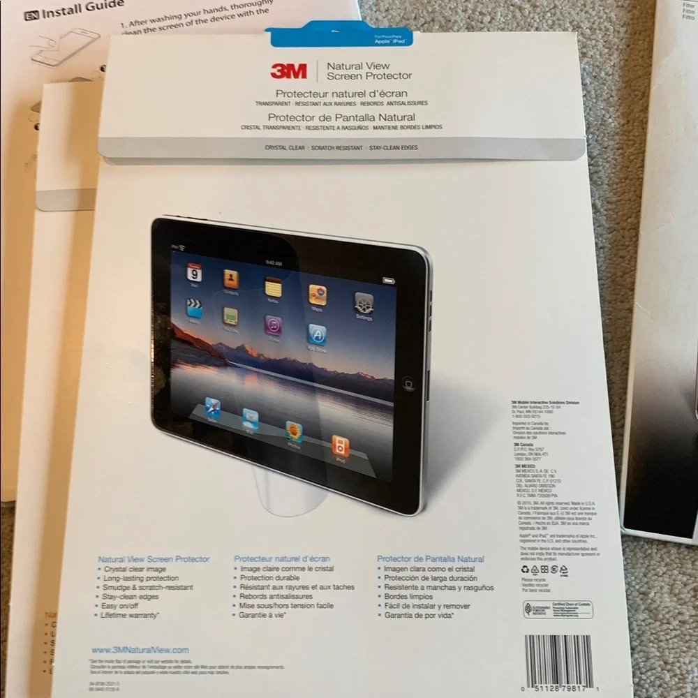 iPad/tablet screen protectors and 1 privacy filter NWT. 6 pieces